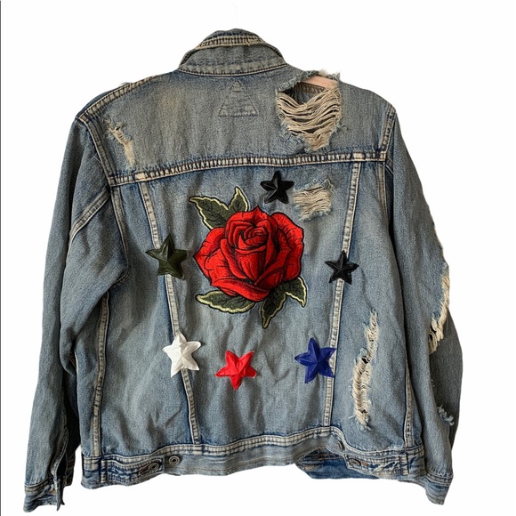 Signature 8 Patched Jean Jacket - Picture 2 of 6